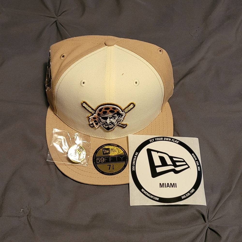 Rare Exclusive Sugar Shack Pittsburgh Pirates New Era 59Fifty - Size 7 3/8
